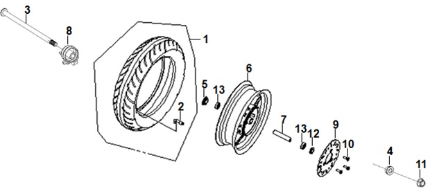 Front Wheel Assy