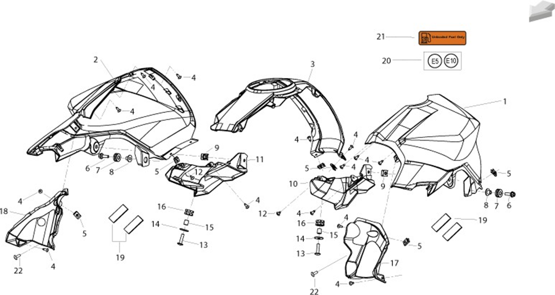Fuel Tank Fairing