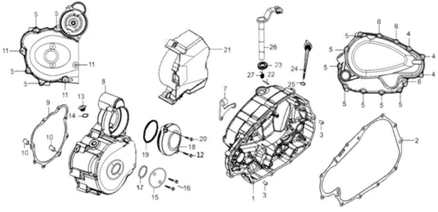 E04 - Crankcase Cover