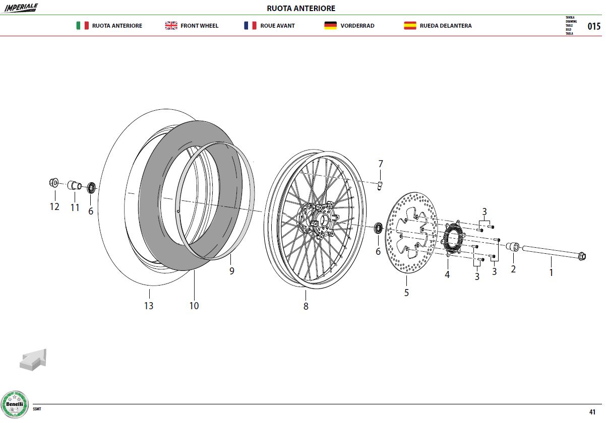 Front Wheel Assy