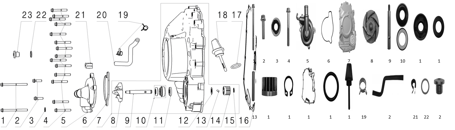 E05 RIGHT CRANKCASE COVER