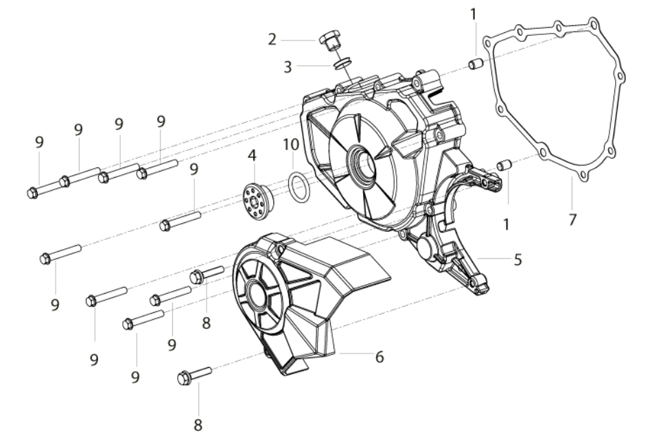 T006 - Left Engine Cover