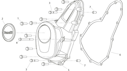 T007 L.H. ENGINE COVER