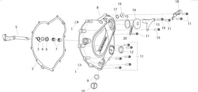 T008 R.H. ENGINE COVER