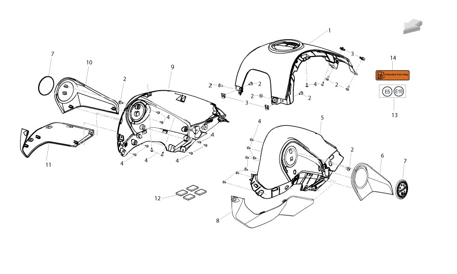 Fuel Tank Fairings