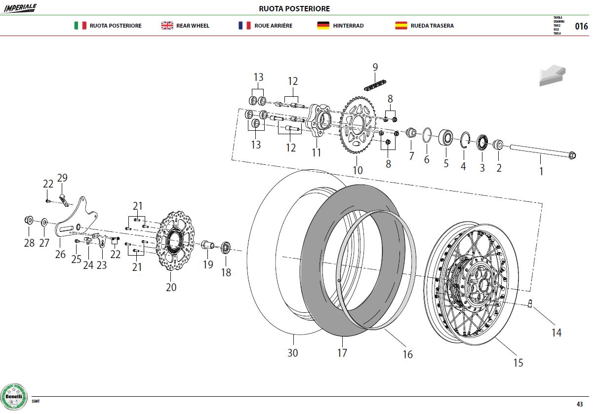 Rear Wheel Assy
