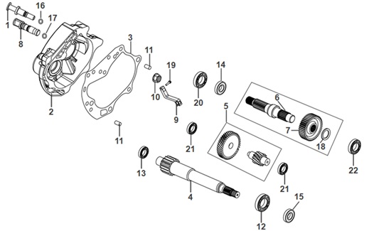 Mission Case & Drive Shaft