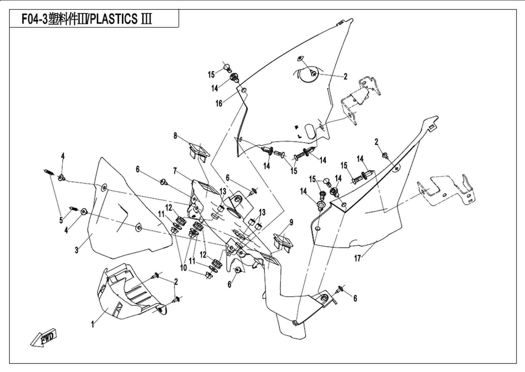 PLASTICS III (SMALL WINDSHIELD)