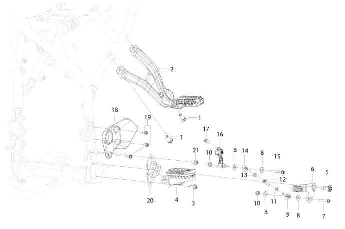 T024 - Left Footpegs