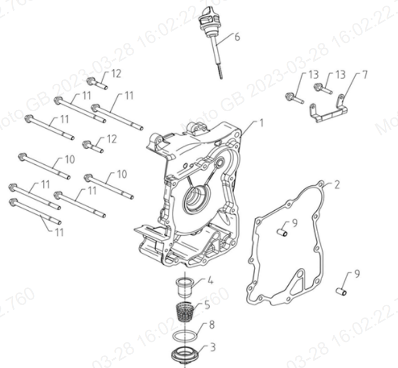 Right Crankcase Cover