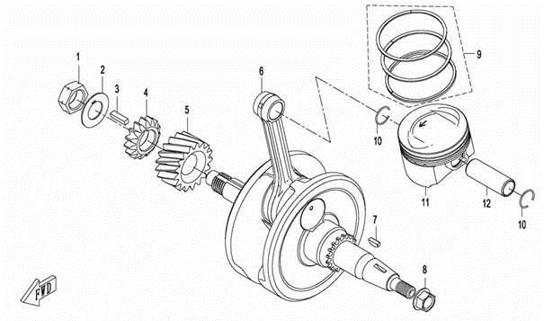 CRANKSHAFT & PISTON