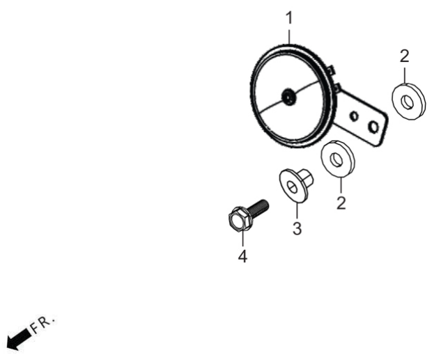 F25A - Horn