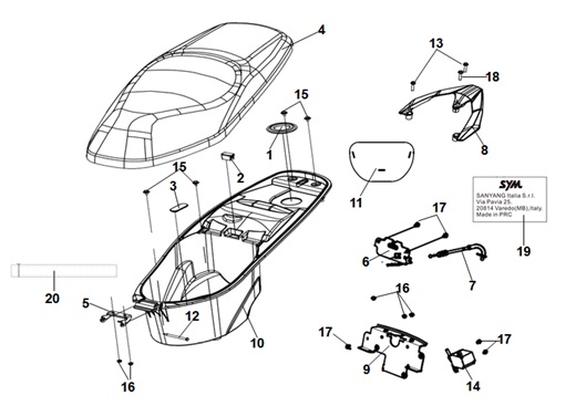 Seat And Rear Carrier