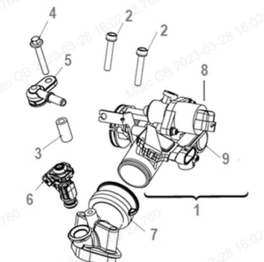 Intake Pipe & Throttle Body