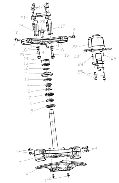 F07 - Steering Stem