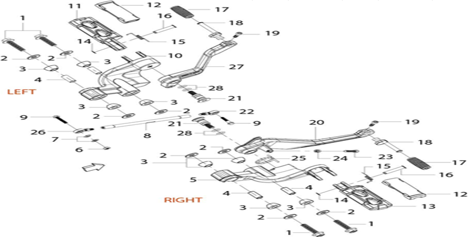 F14 - Front Footrest