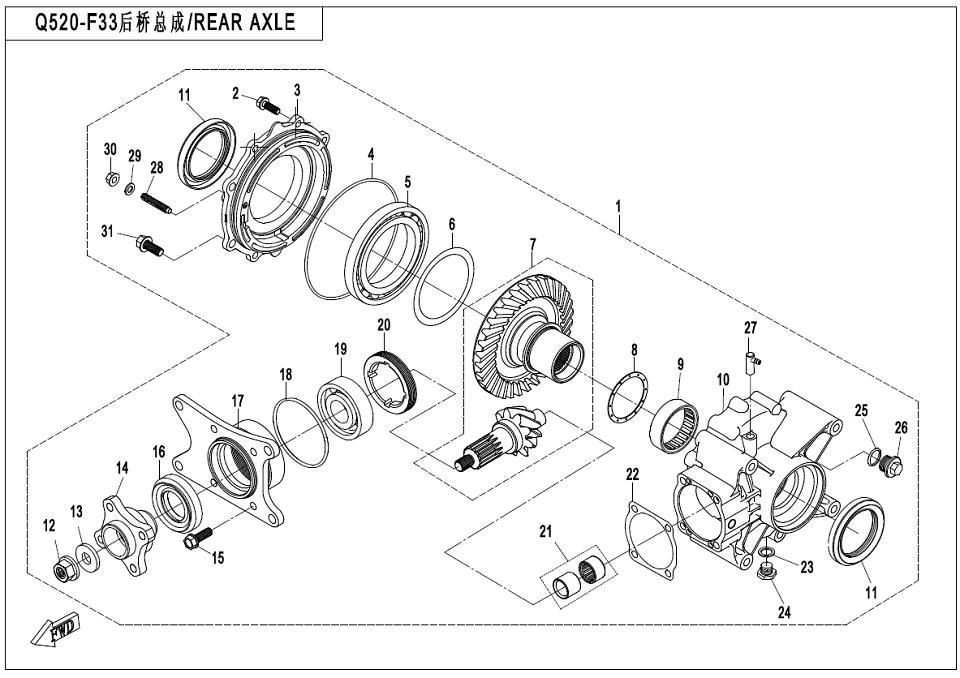 REAR AXLE
