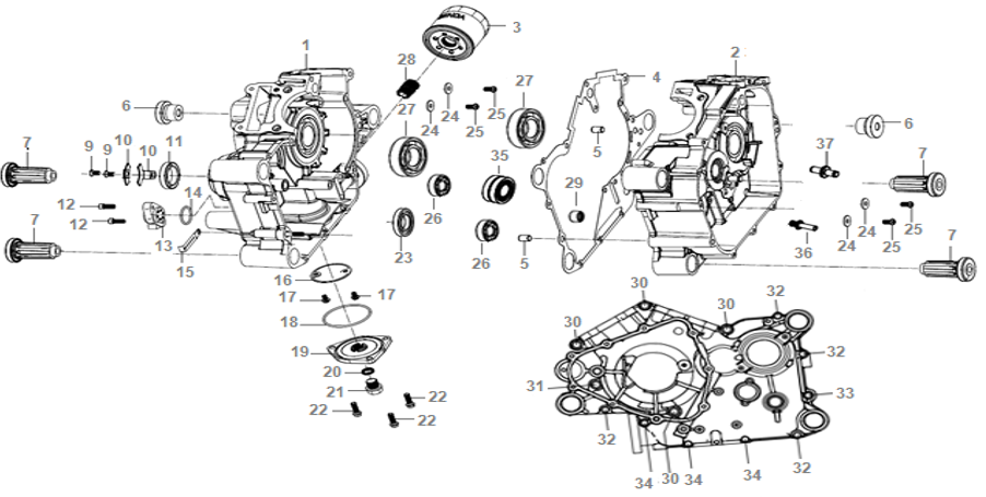 E04 - Crankcase
