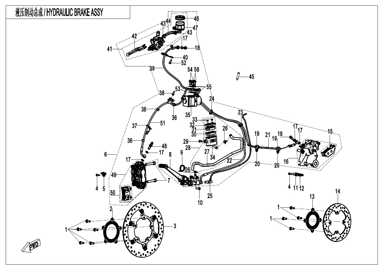 MAB BRAKE ASSY