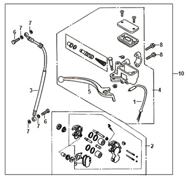 Front Brake Master Cylinder