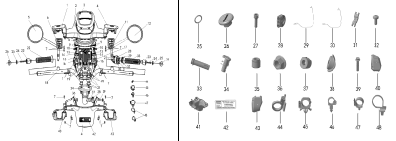 F25 - Handlebars & Handle Covers 2