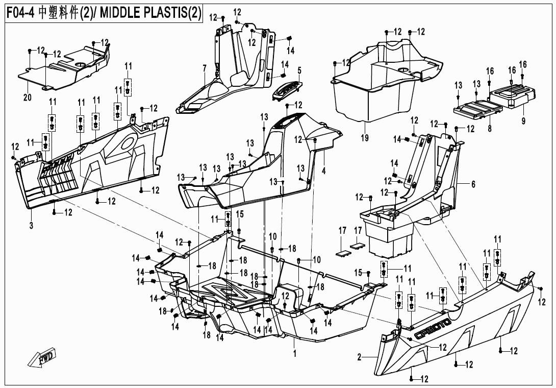 MIDDLE PLASTIC II