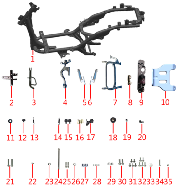 F18 - FRAME ASSY