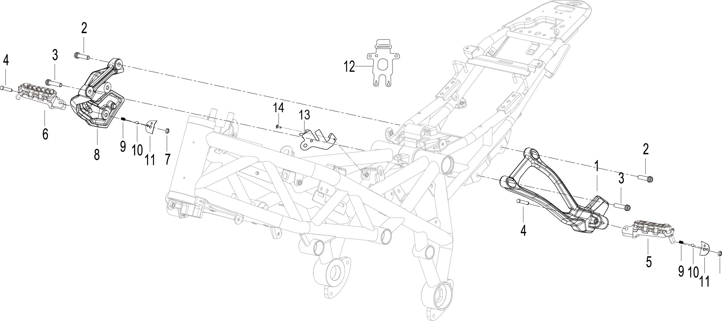 PEDALS ASSY