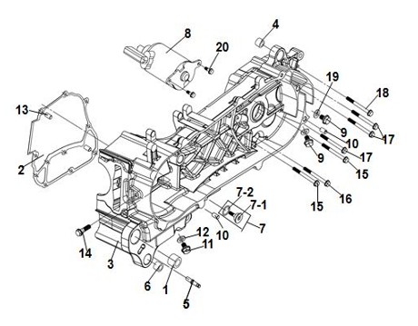 LH Crank Case