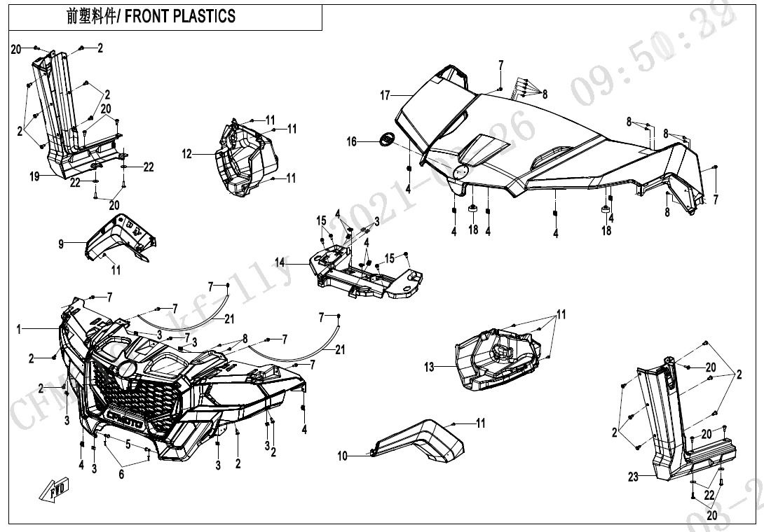 FRONT PLASTICS
