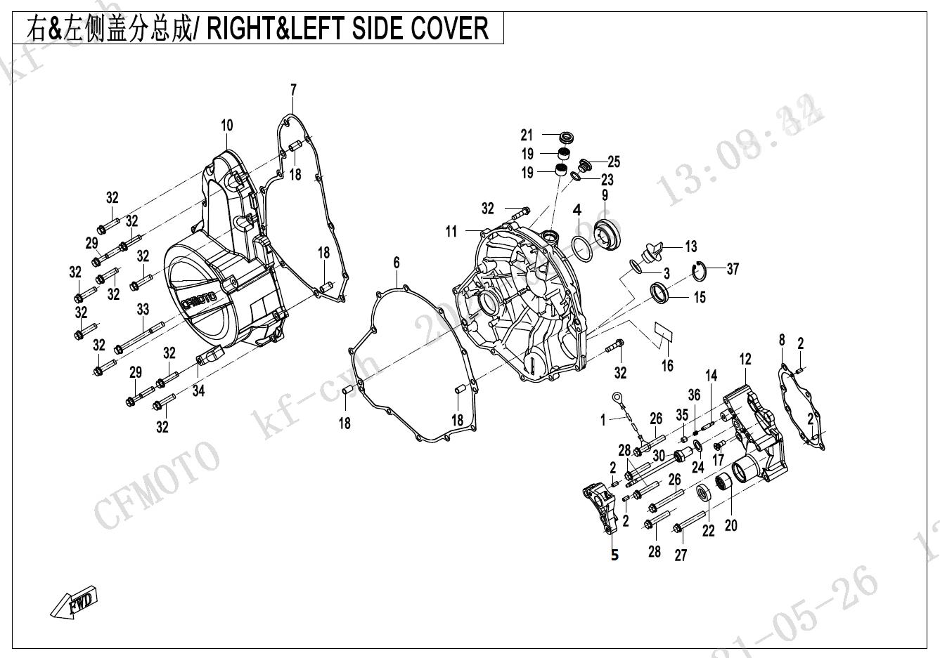 RIGHT & LEFT SIDE COVER