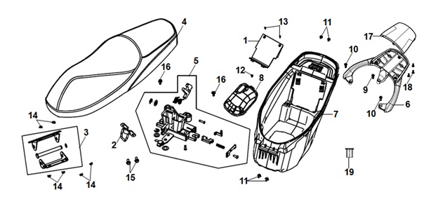 Seat And Rear Carrier
