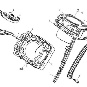 2016 ZFORCE 800 Trail CYLINDER ASSY exploded diagram