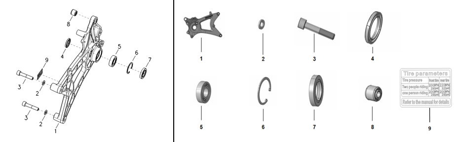 F20 - Swingarm