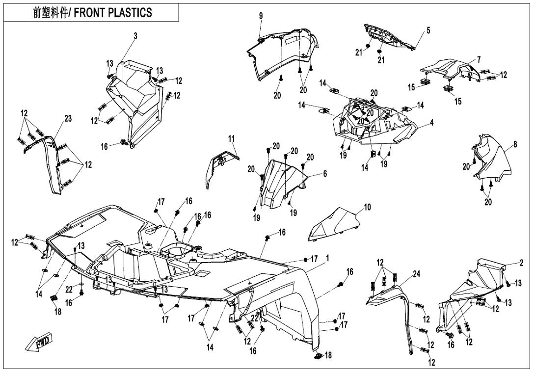 FRONT PLASTICS