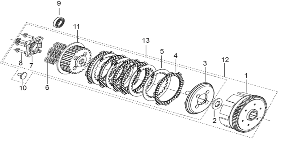 E14 - CLUTCH ASSY