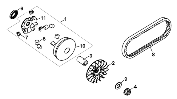 E10 - Movable Drive Face