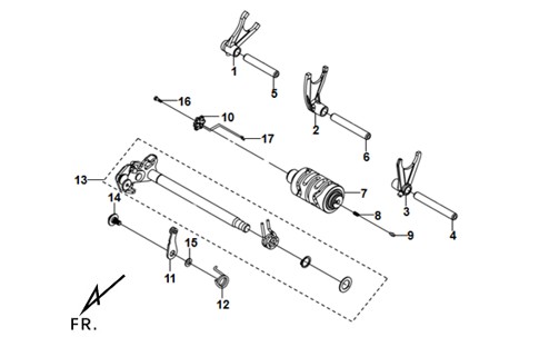 GEAR SHIFT FORK