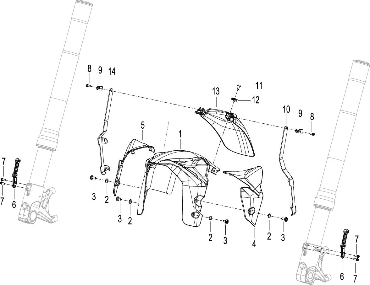 FRONT FENDER ASSY