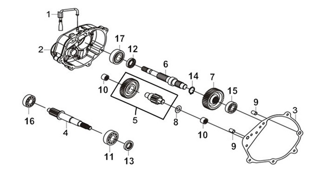 Mission Case & Drive Shaft