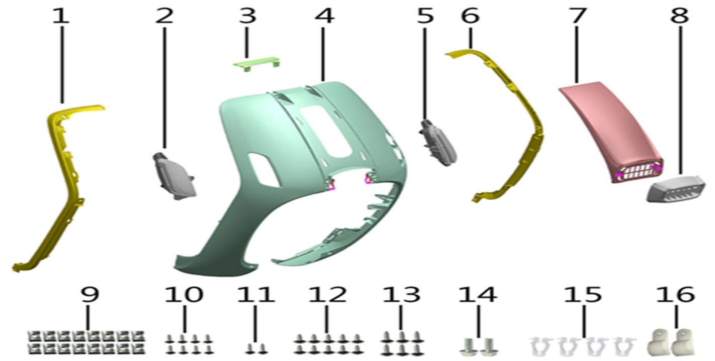 F01 - FRONT FACEPLATE