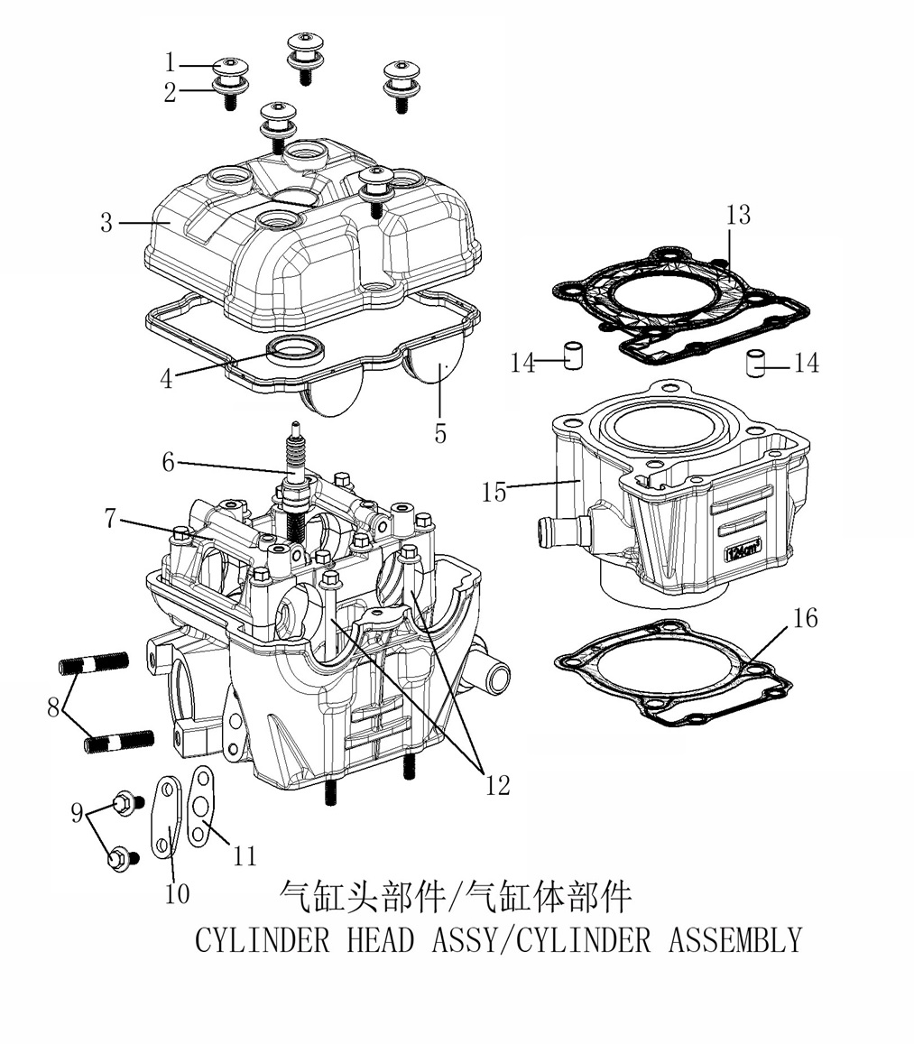 Cylinder Head Assy / Cylinder Assy