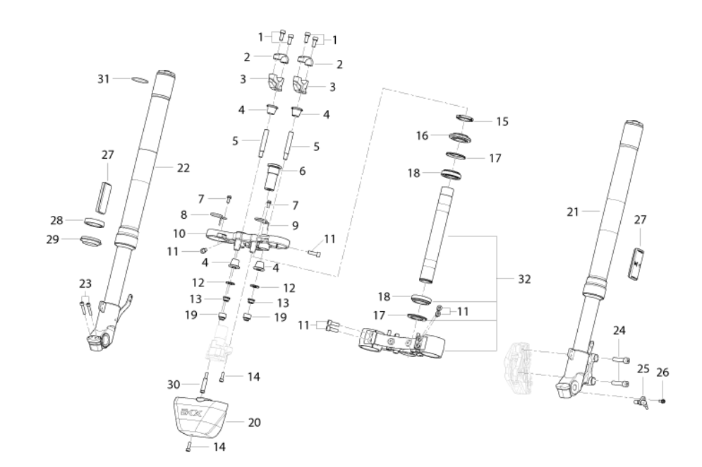 T013 - Front Fork