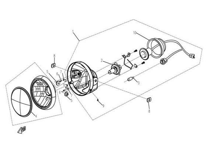 HEAD LIGHT I