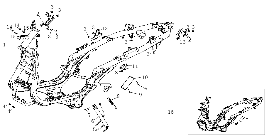F01 FRAME ASSY