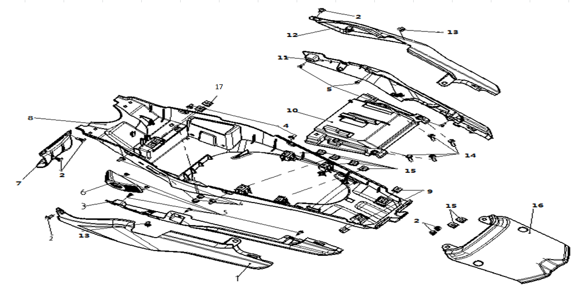 F22 - Tail Cover Assembly