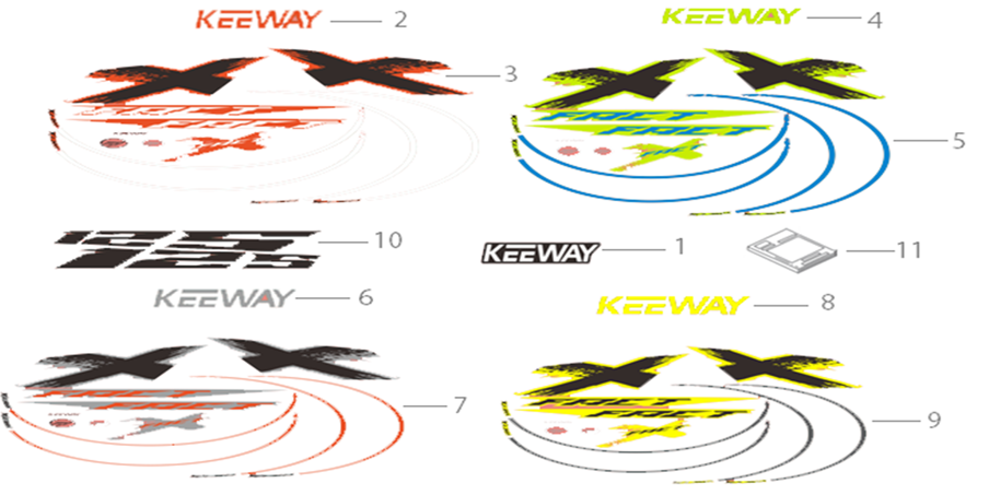 F16 - Stickers