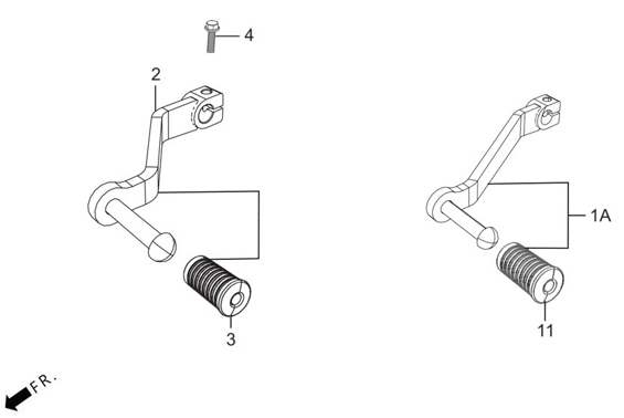 F17 PRO - Gear Pedal