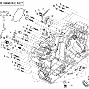 RIGHT CRANKCASE ASSY