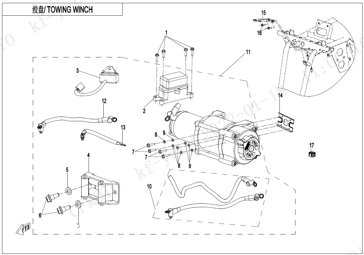 TOWING WINCH